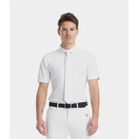 Horse Pilot wedstrijdshirt met korte mouwen voor heren Aerolight Wit Horse Pilot wedstrijdshirt met korte mouwen voor heren Aerolight Wit