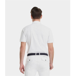Horse Pilot wedstrijdshirt met korte mouwen voor heren Aerolight Wit