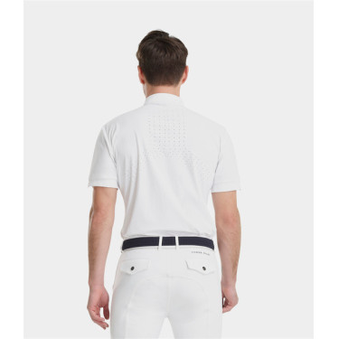 Horse Pilot wedstrijdshirt met korte mouwen voor heren Aerolight Wit