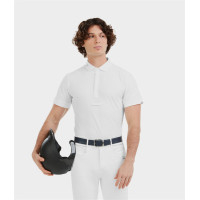 Wedstrijdshirt Horse Pilot korte mouwen Aerolight heren Zwart