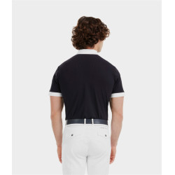 Wedstrijdshirt Horse Pilot korte mouwen Aerolight heren Donkere nacht Zwart