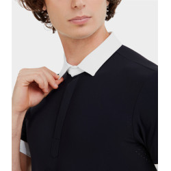 Wedstrijdshirt Horse Pilot korte mouwen Aerolight heren Donkere nacht Zwart