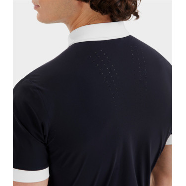 Wedstrijdshirt Horse Pilot korte mouwen Aerolight heren Donkere nacht Zwart