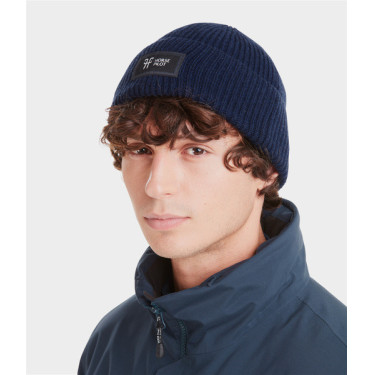 Paardrijmuts van wol van Horse Pilot Marine Marineblauw