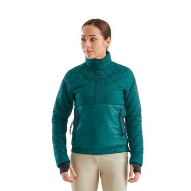 Damesjas Horse Pilot High-Frequency Groen leerwerk Damesjas Horse Pilot High-Frequency Groen leerwerk