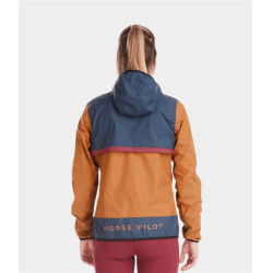 Korte paardrijregenjas Horse Pilot Raintech voor dames Marine Marineblauw Korte paardrijregenjas Horse Pilot Raintech voor dames Marine Marineblauw