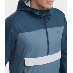 Korte regenjas voor heren Raintech Horse Pilot paardrijden Marine Marineblauw Korte regenjas voor heren Raintech Horse Pilot paardrijden Marine Marineblauw