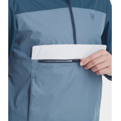 Korte regenjas voor heren Raintech Horse Pilot paardrijden Marine Marineblauw Korte regenjas voor heren Raintech Horse Pilot paardrijden Marine Marineblauw