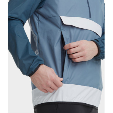 Korte regenjas voor heren Raintech Horse Pilot paardrijden Marine Marineblauw Korte regenjas voor heren Raintech Horse Pilot paardrijden Marine Marineblauw