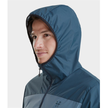 Korte regenjas voor heren Raintech Horse Pilot paardrijden Marine Marineblauw Korte regenjas voor heren Raintech Horse Pilot paardrijden Marine Marineblauw