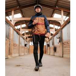 Korte regenjas voor heren Raintech Horse Pilot paardrijden Goudbruin