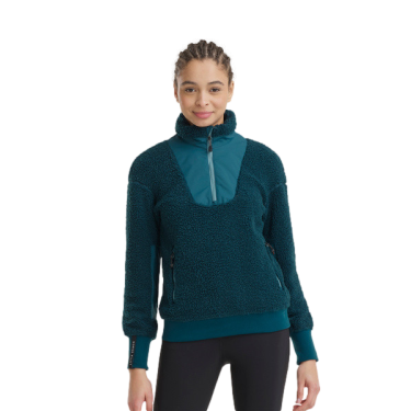 Dames Sherpa-jas Horse Pilot Marine Marineblauw