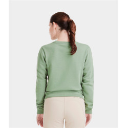 Dames paardrijsweater Horse Pilot Team Shirt Glad groen