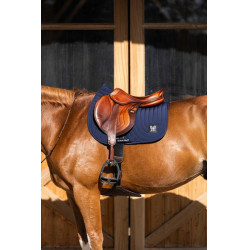 Ergonomische unisex zadeldek Horse Pilot Donkere nacht Zwart