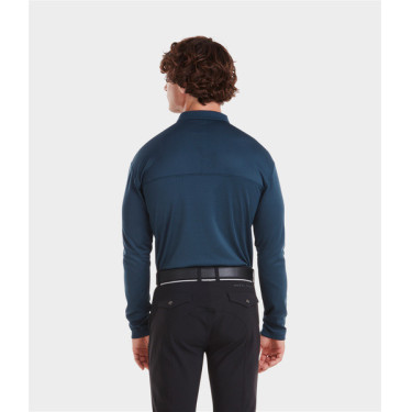 Thermisch paardrij-T-shirt Horse Pilot heren Marine Marineblauw