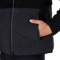 Waterdichte herenjas met inzetstukken van Teddy Equestro-stof Marineblazer Marineblauw