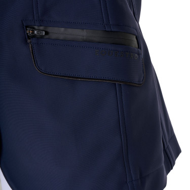 Wedstrijdjasje Equestro meisje van technische stof Marineblazer Marineblauw Wedstrijdjasje Equestro meisje van technische stof Marineblazer Marineblauw
