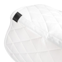 Springzadeldek logo in strass Equestro Wit