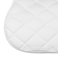 Springmat met strasslogo Equestro Wit