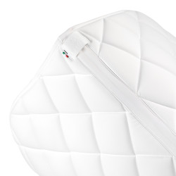 Springmat met strasslogo Equestro Wit Springmat met strasslogo Equestro Wit