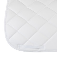 Dressuurpad Equestro logo in strass Wit