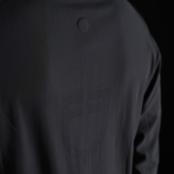Herenhoodie technische sweater Equestro Ridertechnology Zwart