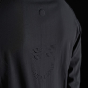 Herenhoodie technische sweater Equestro Ridertechnology Zwart
