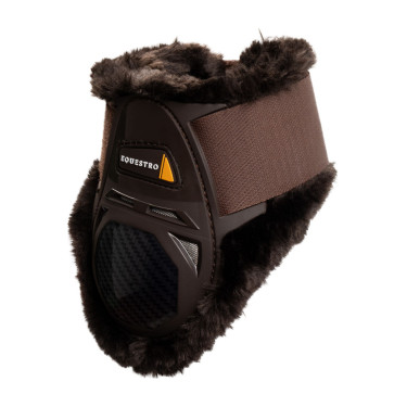 Kogelbeschermers Spider Man met synthetische schapenvacht Equestro Bruin