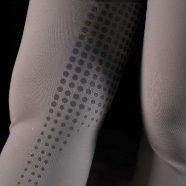 Slim fit damesbroek Equestro Ridertechnology met thermogesealde naden Spotlijster Grijs
