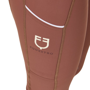 Dameslegging met fleecevoering Equestro Notenhout / antiek wit Bruin Dameslegging met fleecevoering Equestro Notenhout / antiek wit Bruin