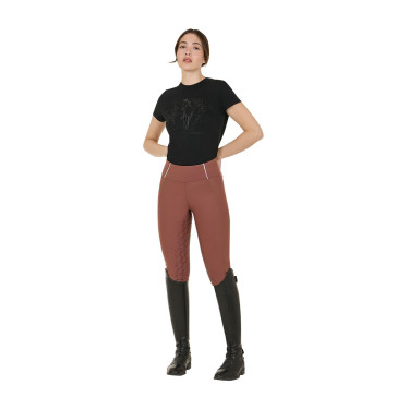 Dameslegging met fleecevoering Equestro Notenhout / antiek wit Bruin Dameslegging met fleecevoering Equestro Notenhout / antiek wit Bruin