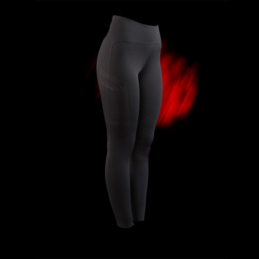 Legging Equestro dames met hoge taille Ridertechnology full grip Zwart Legging Equestro dames met hoge taille Ridertechnology full grip Zwart