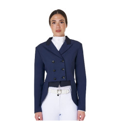 Dressuurfrak Equestro dames Marineblazer Marineblauw