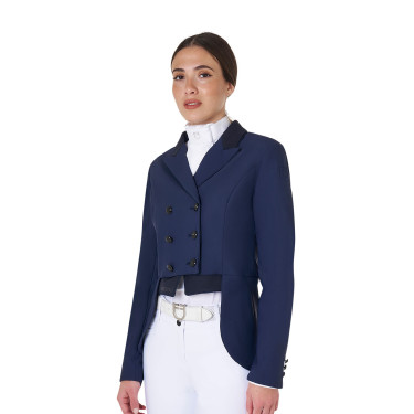 Dressuurfrak Equestro dames Marineblazer Marineblauw