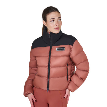 Korte damesdonsjas in stretchstof Equestro Sequoia Korte damesdonsjas in stretchstof Equestro Sequoia