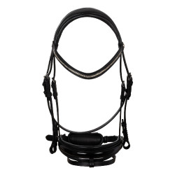 Bridon Olympia van kalfsleer Acavallo Zwart