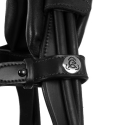 Bridon Damigella van kalfsleer Acavallo Zwart / zwart