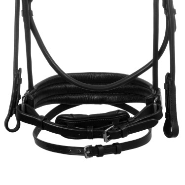 Bridon Damigella van kalfsleer Acavallo Zwart / zwart