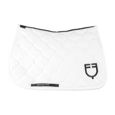 Gevoerde springmat van technisch textiel Equestro Wit