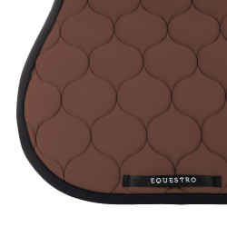 Gevoerde springmat van technisch textiel Equestro Bruin