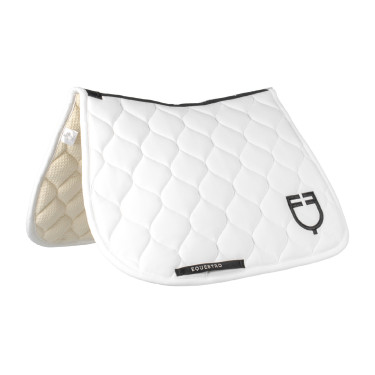 Gevoerde springmat van technisch textiel Equestro Wit