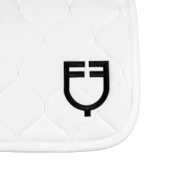 Gevoerde springmat van technisch textiel Equestro Wit