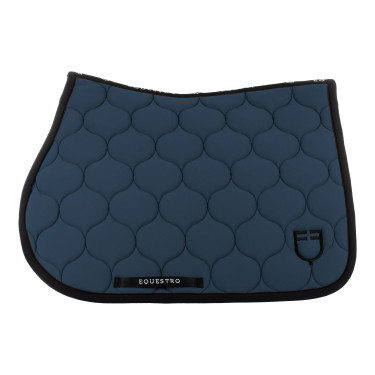 Gevoerde springmat van technisch textiel Equestro Beringzee Blauw Gevoerde springmat van technisch textiel Equestro Beringzee Blauw