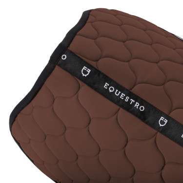 Gevoerde springmat van technisch textiel Equestro Bruin