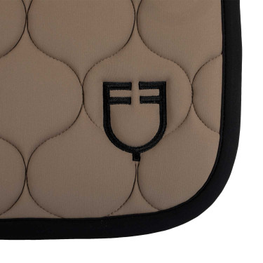 Gevoerde springmat van technisch textiel Equestro Walnoot Bruin Gevoerde springmat van technisch textiel Equestro Walnoot Bruin