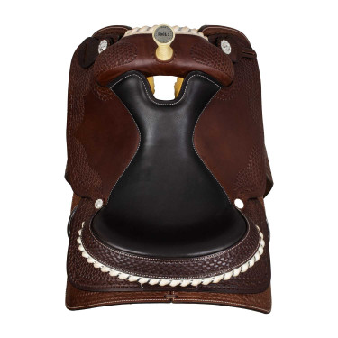 Selle Pool’s afwerking in rawhide 9002 Bruin