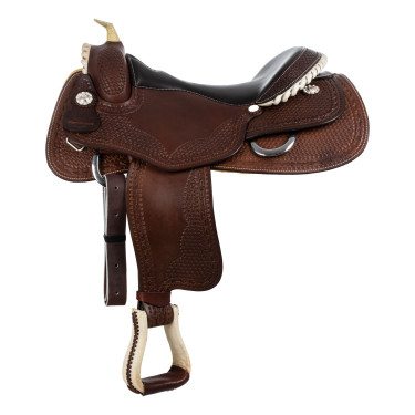 Selle Pool’s afwerking in rawhide 9002 Bruin
