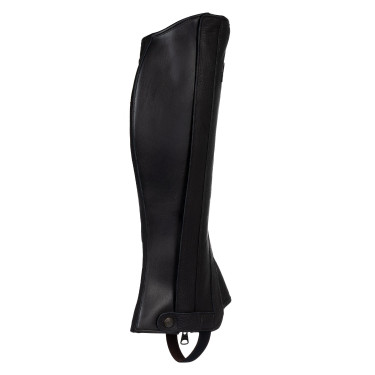 Mini chaps GP stretch leer Acavallo Zwart