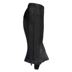 Mini chaps GP stretch leer Acavallo Zwart