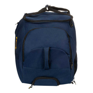 Trolleytas met geborduurd logo Equestro Marineblazer Marineblauw